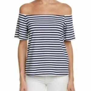 J. Mclaughlin Striped Catalina Top
